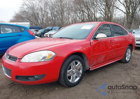2011 Chevrolet Impala Lt из США, поврежденный, VIN 2G1WB5EK5B1301312